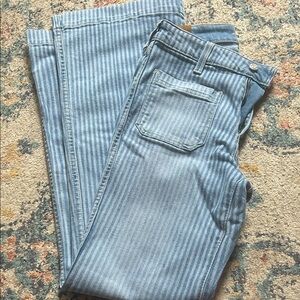 Levi's Light Blue Striped Jeans